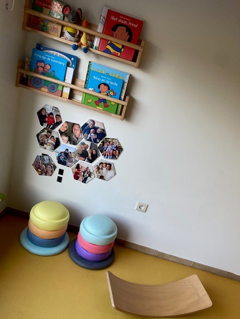 Speelhoek met sensorisch speelgoed in kinderdagverblijf Luierland